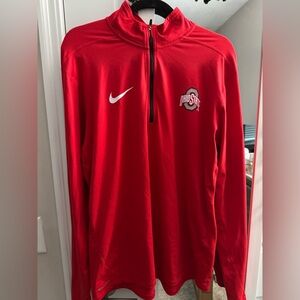 Men’s Nike Ohio State Dri-fit Quarter Zip
